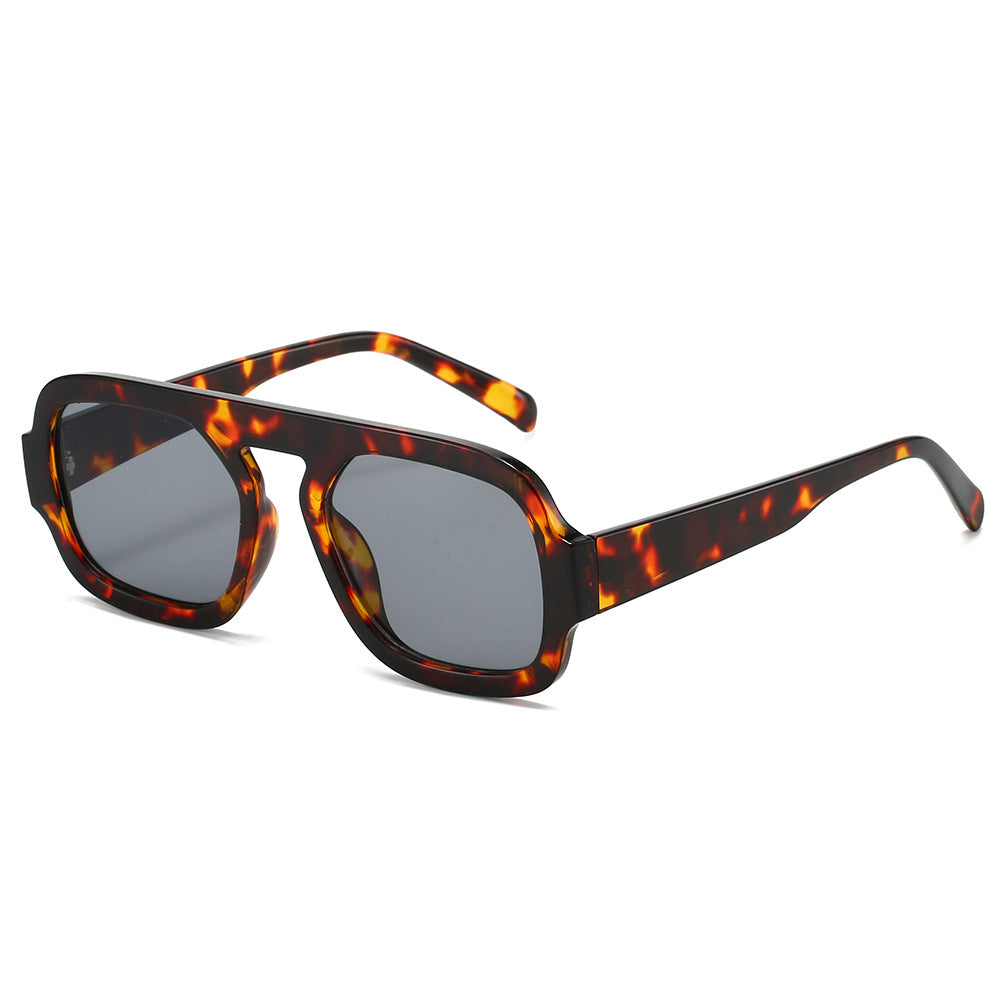 Pilot Sunglasses Stylish Oval Frame UV400 Protection