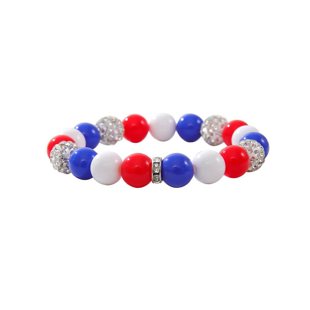 Stylish Star Pendant Love Beaded Bracelet