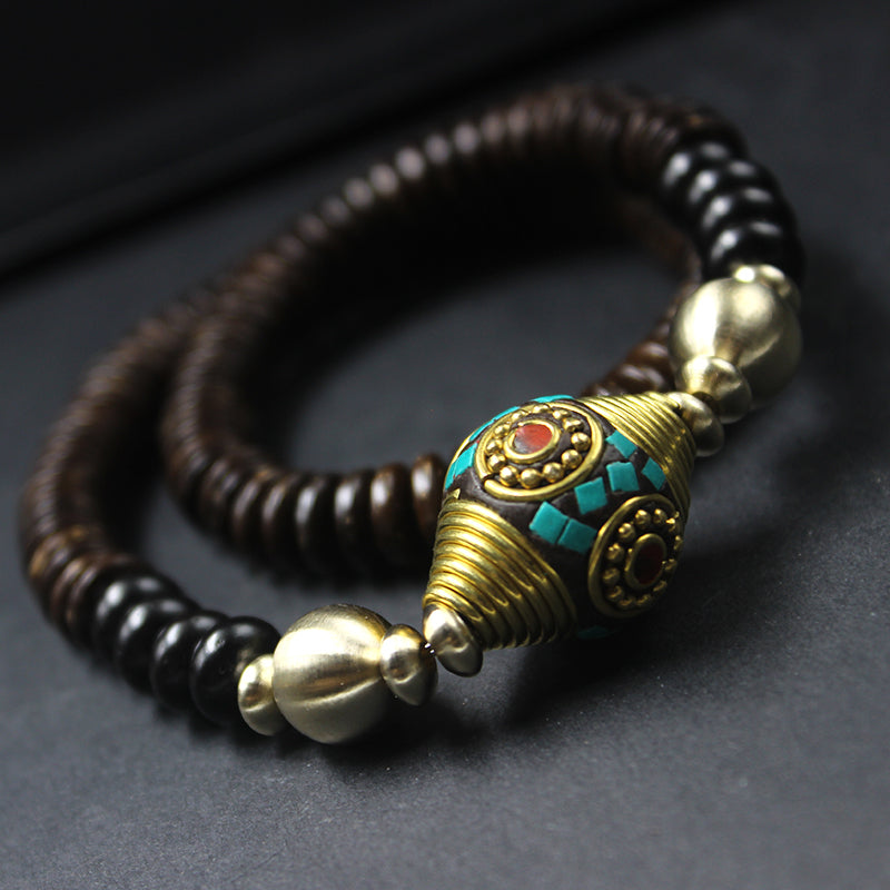 Nepali Coconut Shell Bracelet Women'S Original Design Ethnic Style Retro Personality Bracelet