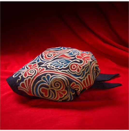 New National Style Women'S Clothing Retro Embroidered Hat