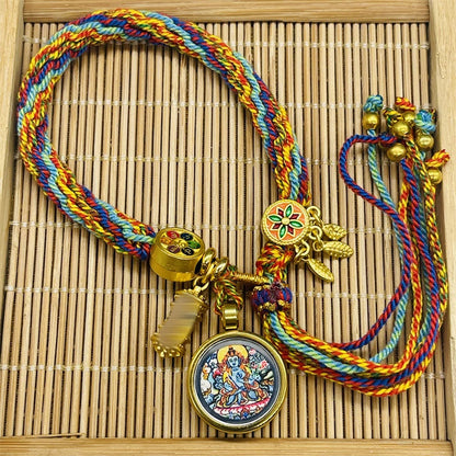 Tibet Hand-Woven Diamond Rope Hand Rope Bracelet Jewelry Gifts