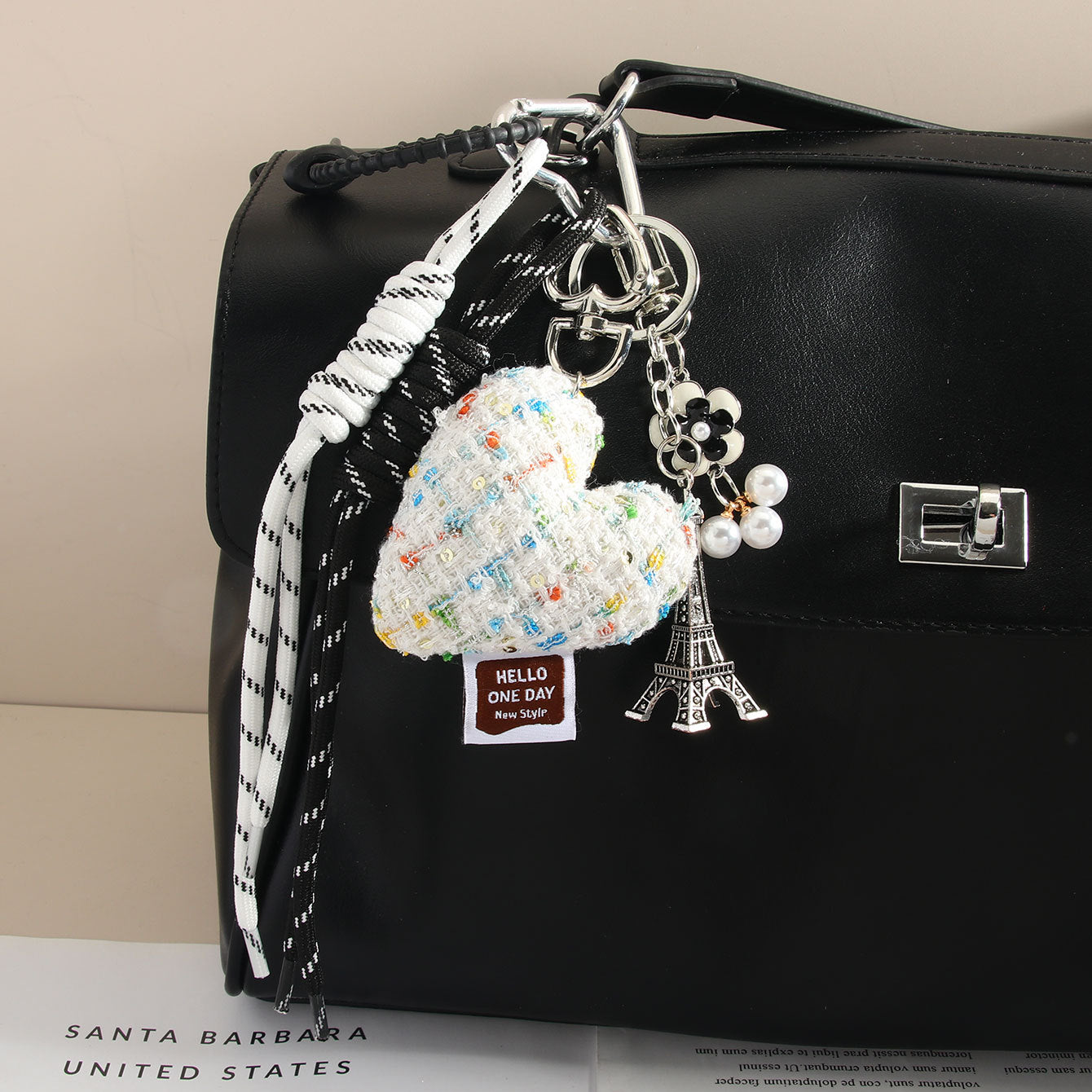 Sweet Love Rope Braided Bag Charms