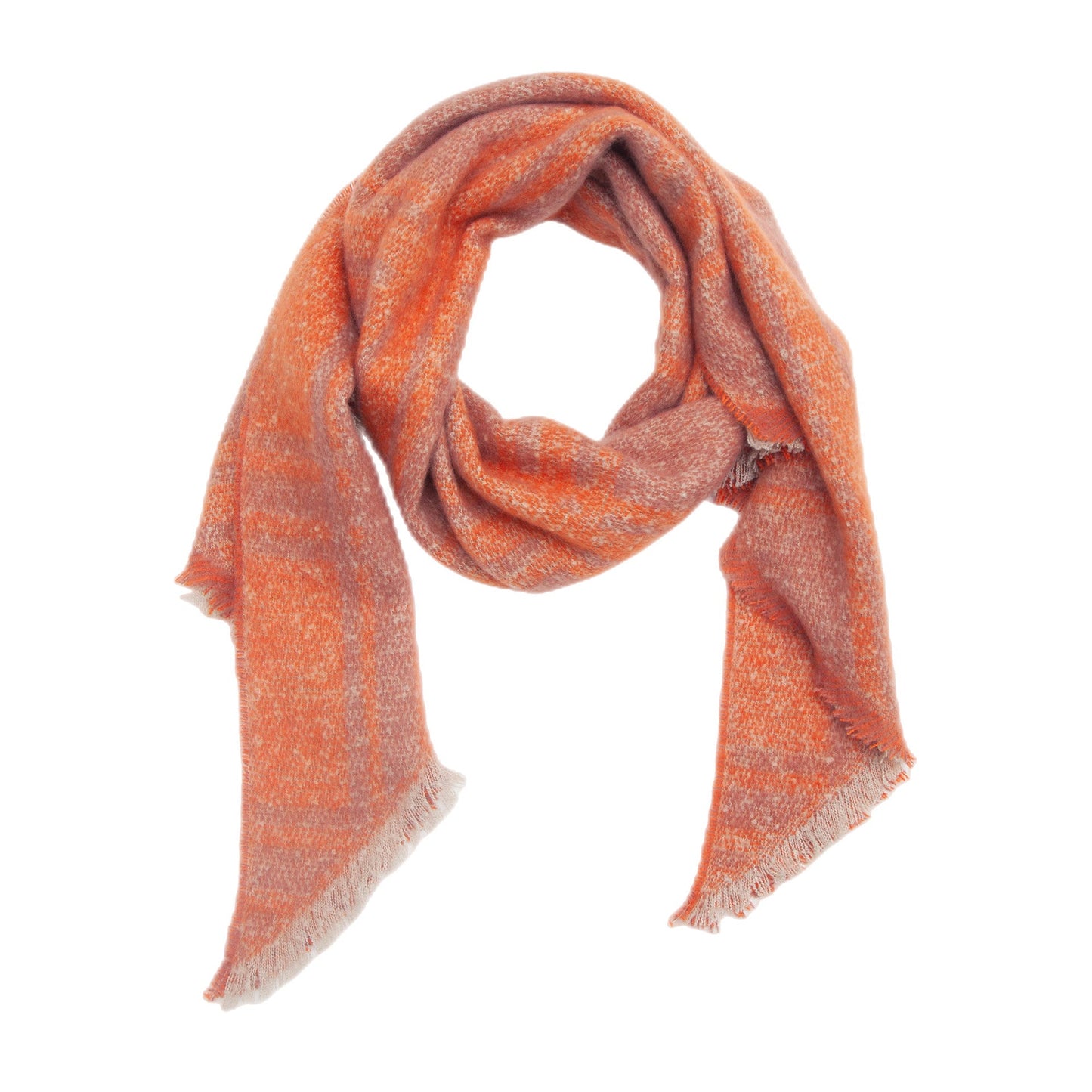 Vintage Jacquard Plaid Triangle Soft Scarf