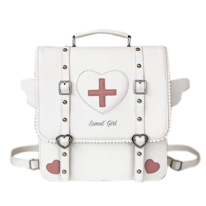 Cute Sweet Anime Backpack With Angel Wings