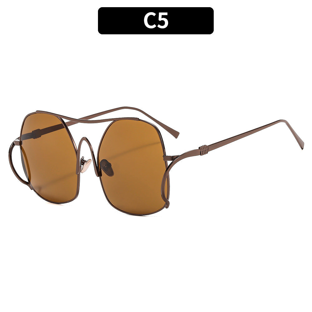 Fashionable Oversized UV400 Sunglasses for Men and Women