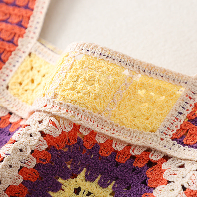 Crosa - Handmade Bohemian Crochet Design Camisole - A Perfect Summer Top Tank