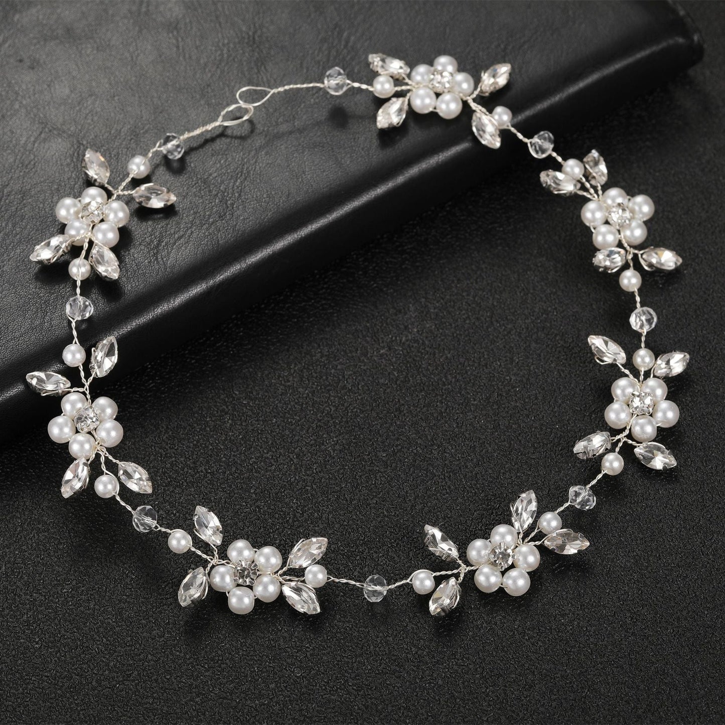 Pearl Soft Chain Headband Bridal Hair Ornament