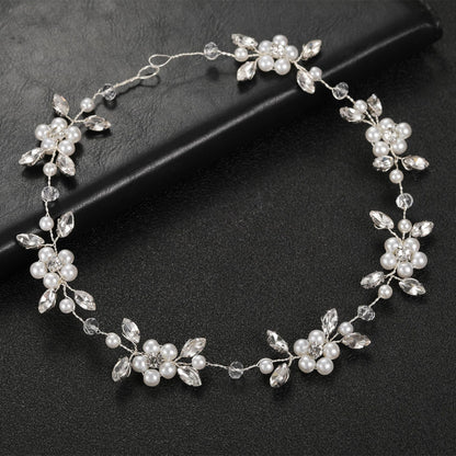 Pearl Soft Chain Headband Bridal Hair Ornament