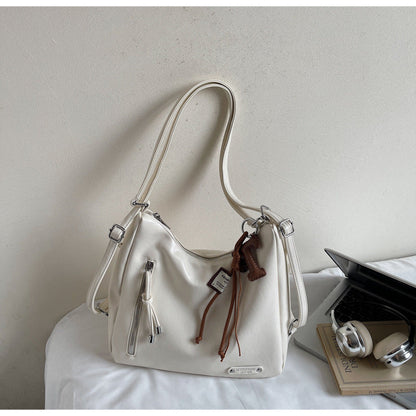 Retro Large Tote Bag for Women Stylish Casual Shoulder Bag
