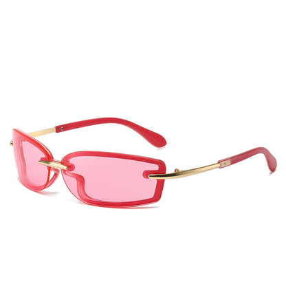 Futuristic Square Candy Color Sunglasses for Women