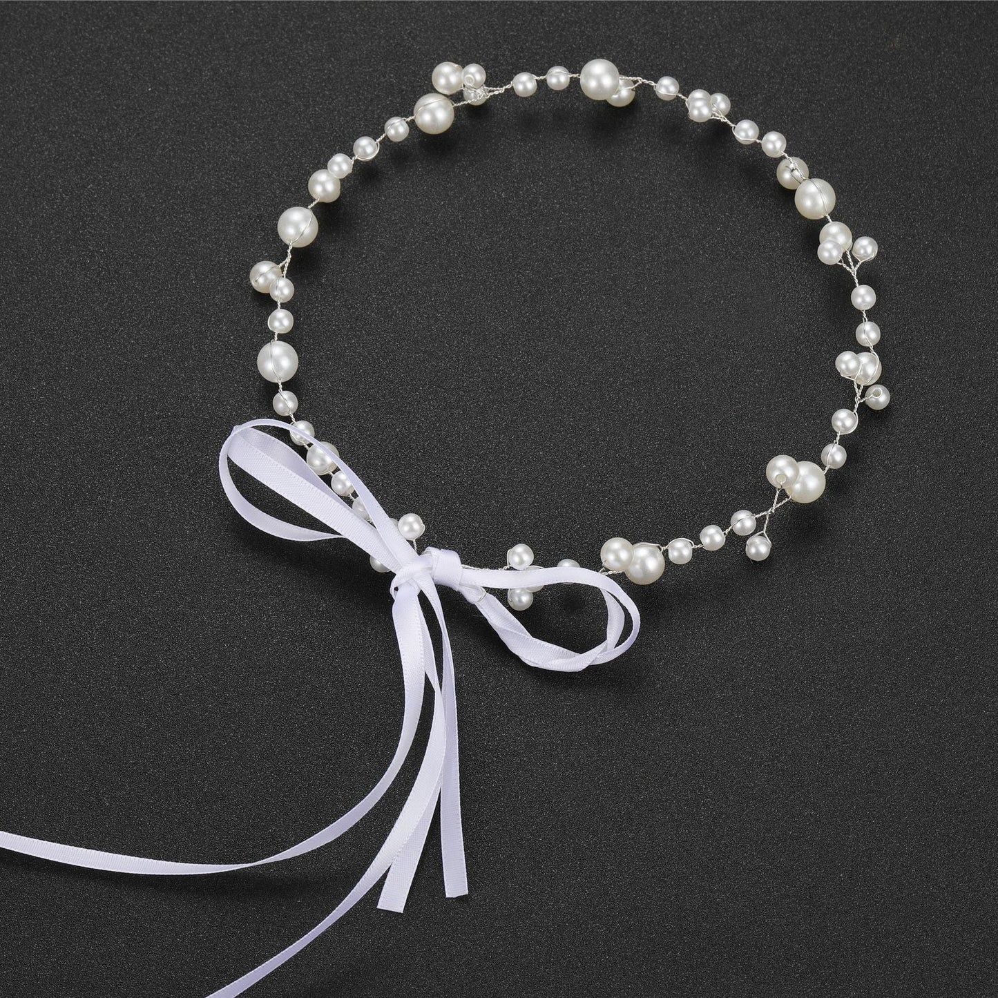 Bridal Pearl Headband Trendy Minimalist Hair Accessory