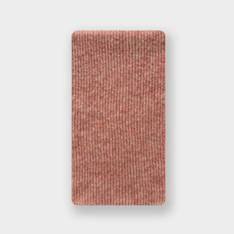 Solid Color Wool Knit Scarf for Women – Winter Style