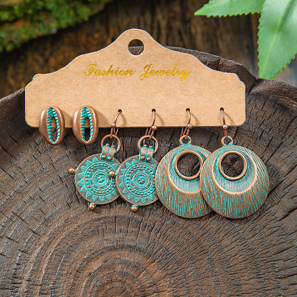 Bohemian Tassel Earrings Vintage Metal