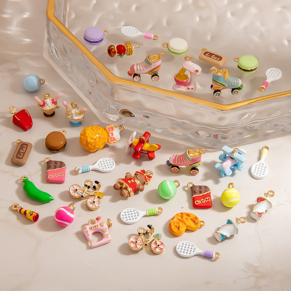 Colorful Airplane Pendant DIY Craft Accessories