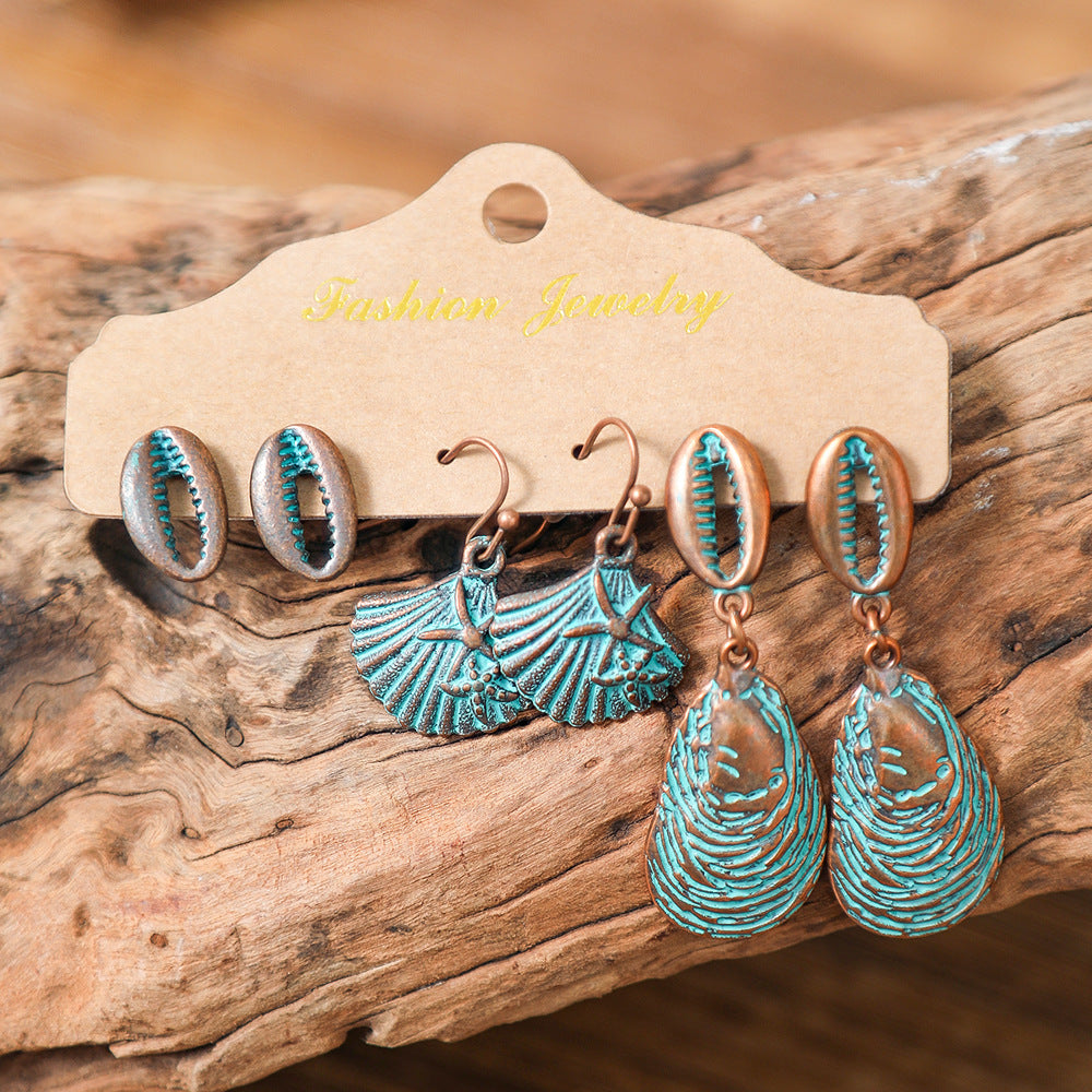 Colorful Bohemian Tassel Earrings Handmade Zinc Alloy Jewelry
