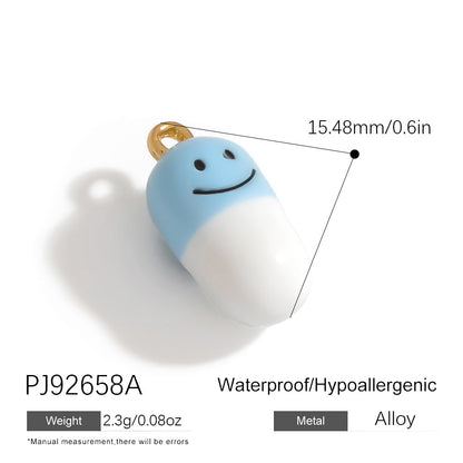 Alloy DIY Cartoon Car Pendant Droplet Decor