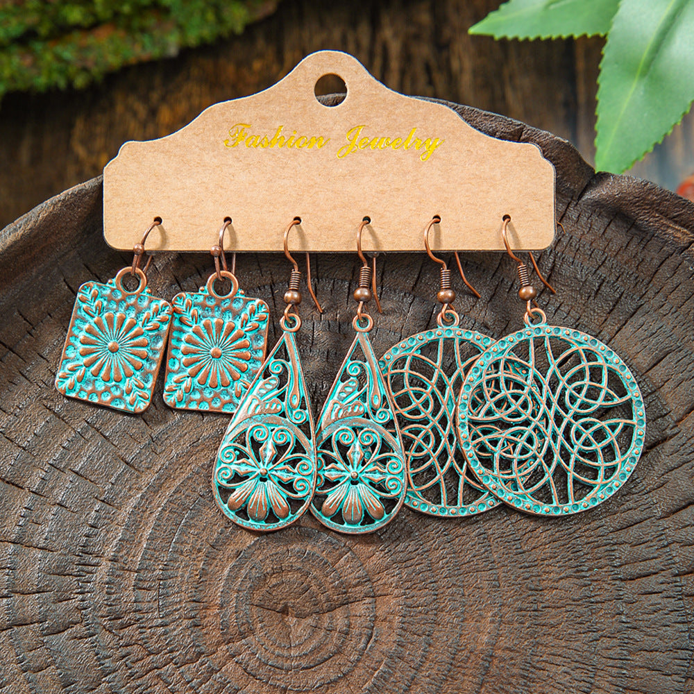 Bohemian Tassel Earrings Vintage Metal