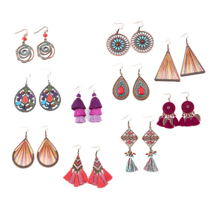 Bohemian Tassel Earrings Handmade for Travel and Vacation