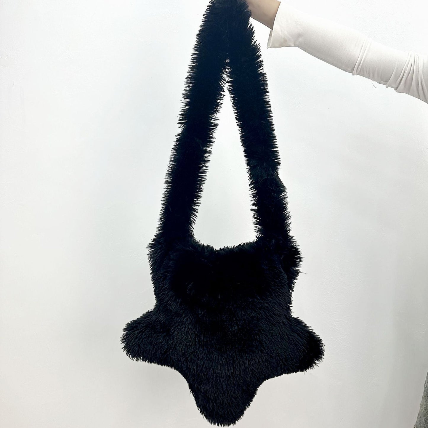 Furry Large Capacity Star-shaped Shoulder Bag