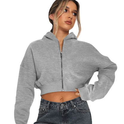 Women’s Trendy Casual Hoodie with Zipper