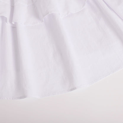 Casual Layered Ruffle String Mini Dress