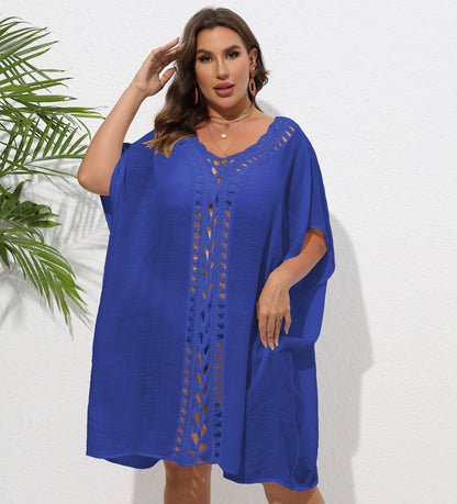 Women'S Bohemian Maxi Dress Loose Beach Cover-Up