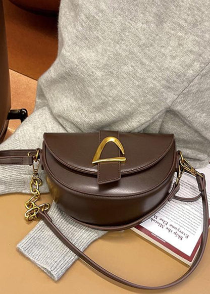 Half Moon Crossbody Bag High Quality PU Leather