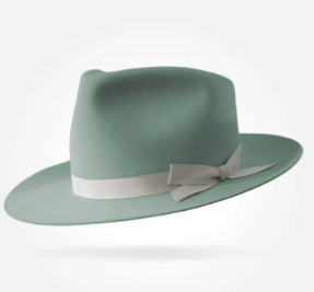 Classic Wool Felt Fedora Hat for Autumn and Winter