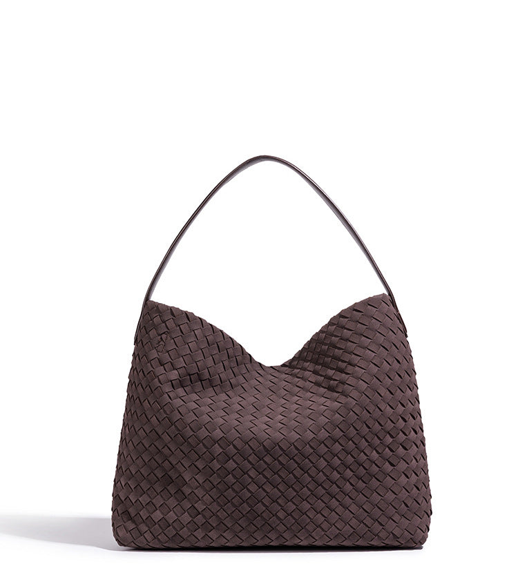 Simple Handmade Woven Large Capacity Underarm Bag