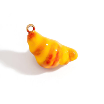 DIY Stainless Steel Jewelry Accessories Colorful Shell Pendant