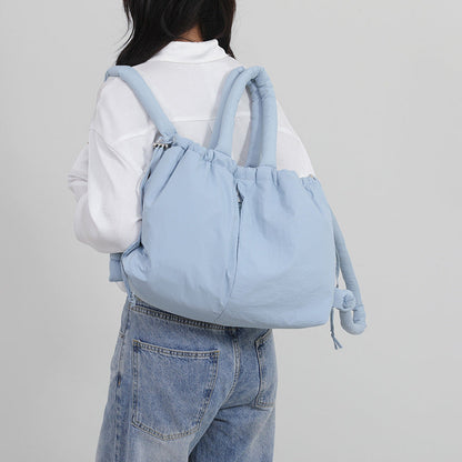 Large Capacity Nylon Tote Bag Stylish Casual Shoulder Bag