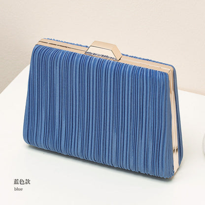 Elegant Women's Evening Crossbody Bag with Ruffled Pattern