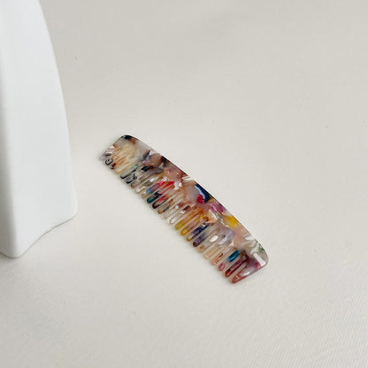 Simple Mini Portable Acrylic Hair Comb