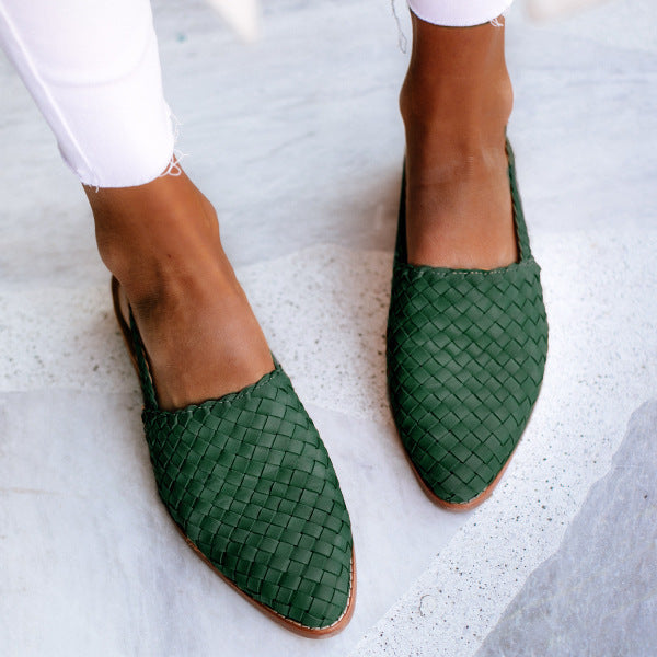 Women'S Pointed Toe Strap Flat Sandals