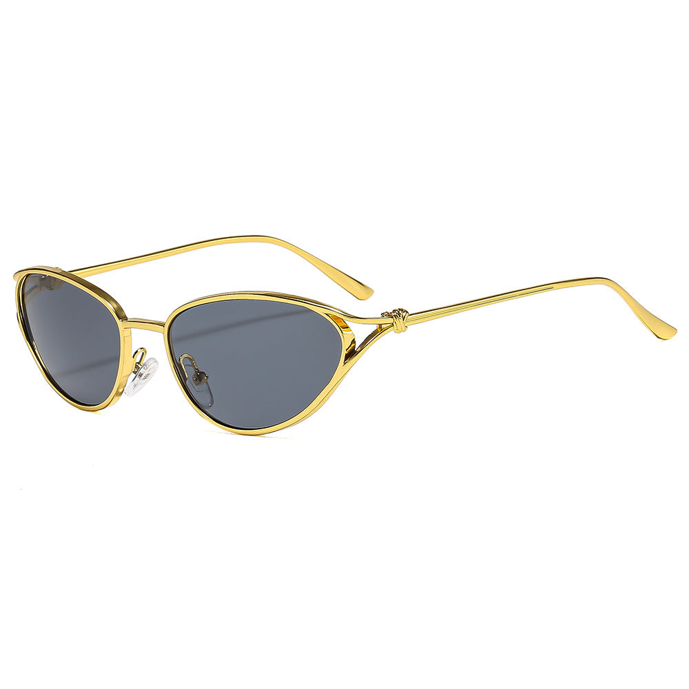 Trendy Oval Frame Luxury Women's Sunglasses