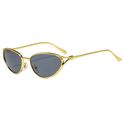 Trendy Oval Frame Luxury Women's Sunglasses
