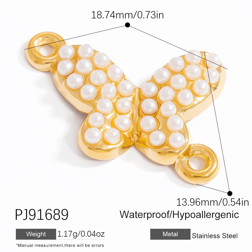 DIY Pearl Jewelry Accessories Ocean Series Pendant High-End Titanium Steel Decor
