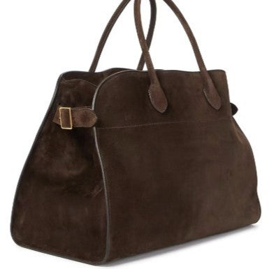 Vintage Suede Tote Large Capacity Satchel Bag