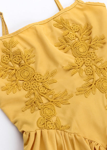 Floral Embroidered Fit And Flare Mini Dress