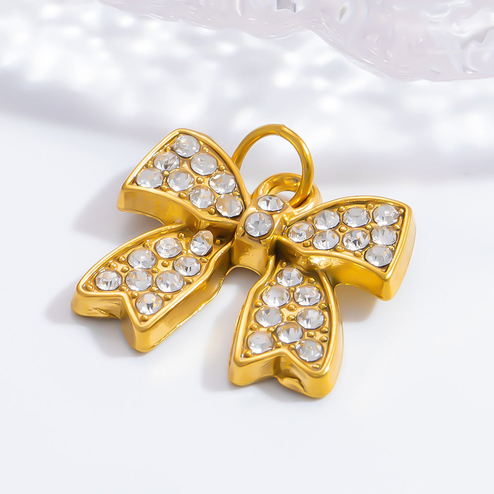 Butterfly Heart Geometric Pendant DIY Jewelry Accessories