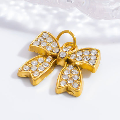 Butterfly Heart Geometric Pendant DIY Jewelry Accessories