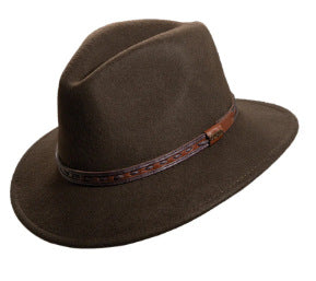 Classic Wool Fedora Hat Stylish Autumn/Winter Hat