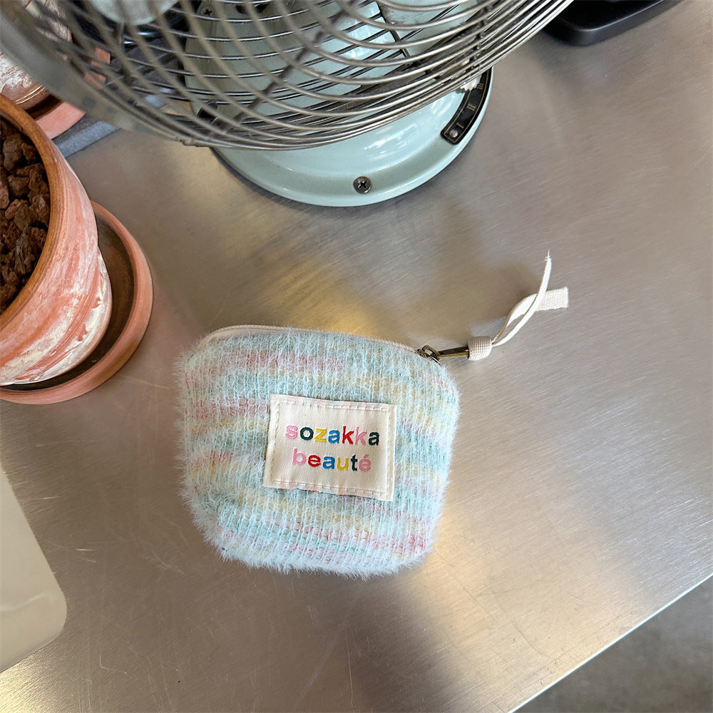 Cosbai - Mini Plush Makeup Bag