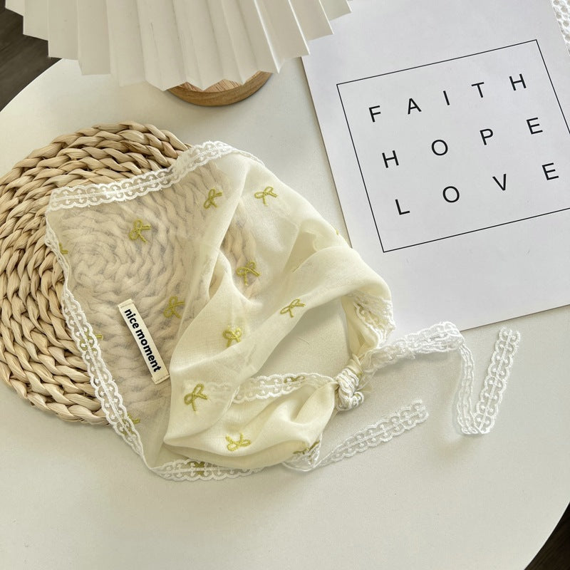 Haila - Farmhouse Romantic Floral Headscarf