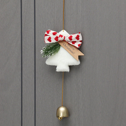 Christmas Tree Jingle Bell Bow Door Decoration