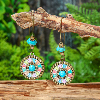 Handcrafted Bohemian Long Tassel Earrings Vintage Jewelry