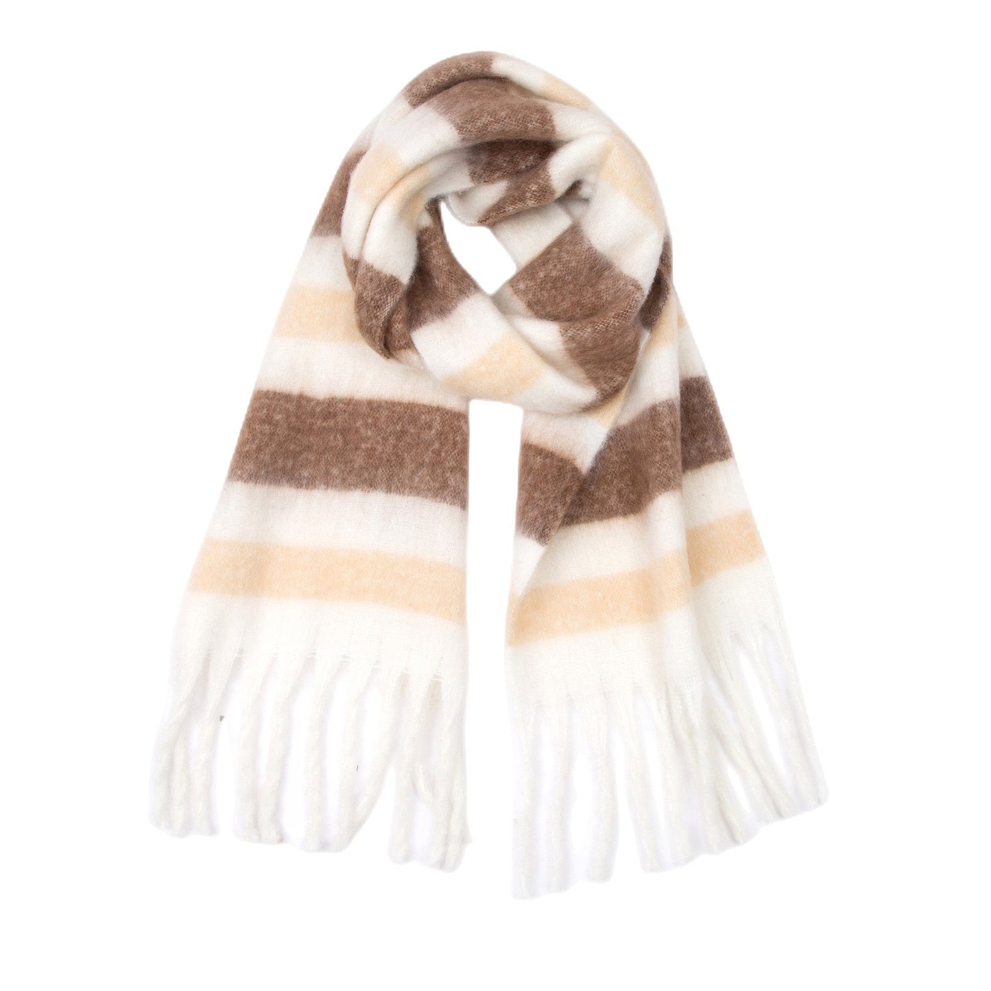 Coloful Plaid Tassel Scarves