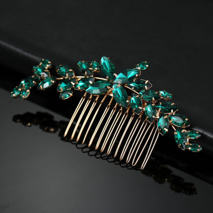 Minimalist Bridal Comb with Rhinestones Elegant Hair Accessory