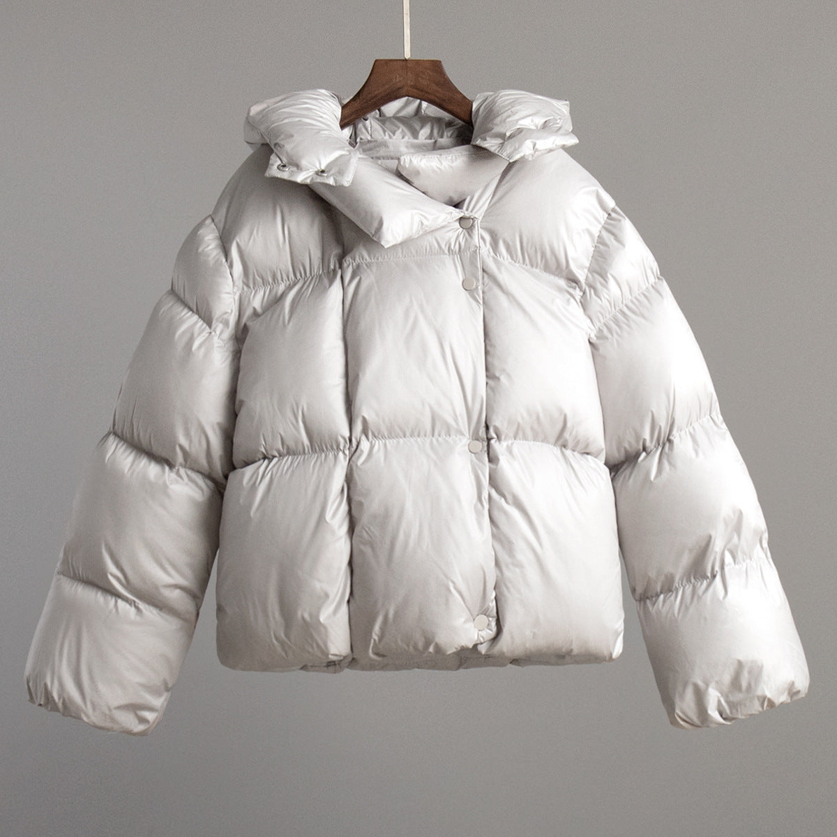 Women's Trendy Hooded Puffer Jacket Casual Street Style