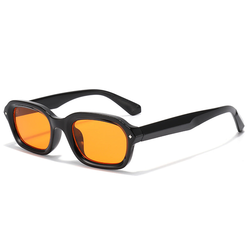Narrow Frame Square Punk Sunglasses Trendy UV400 Protection